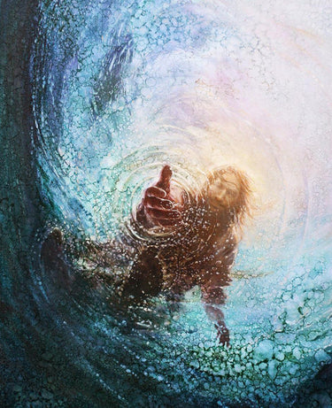 'Give Me Your Hand' Christian Canvas